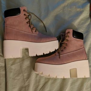 Timberland style Platform Boots